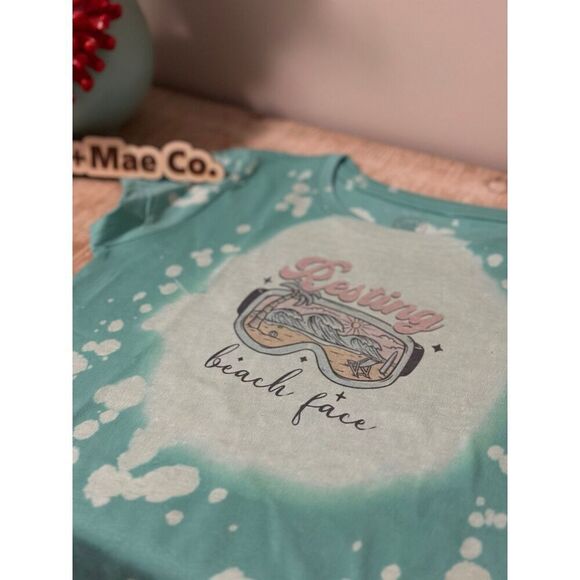 Resting Beach Face girls shirt size 6/6x - Picture 1 of 4